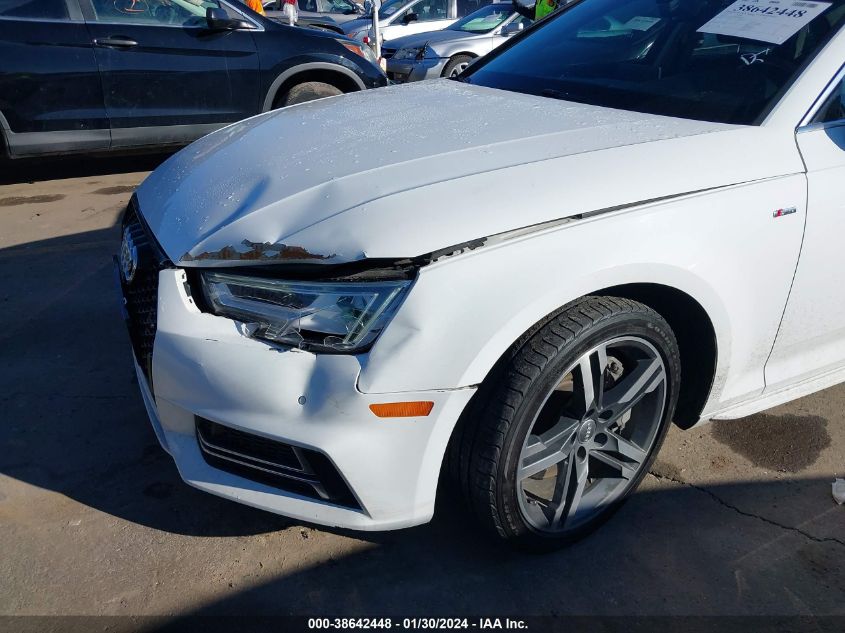 2017 AUDI A4 PREMIUM PLUS - WAUENAF48HN026347