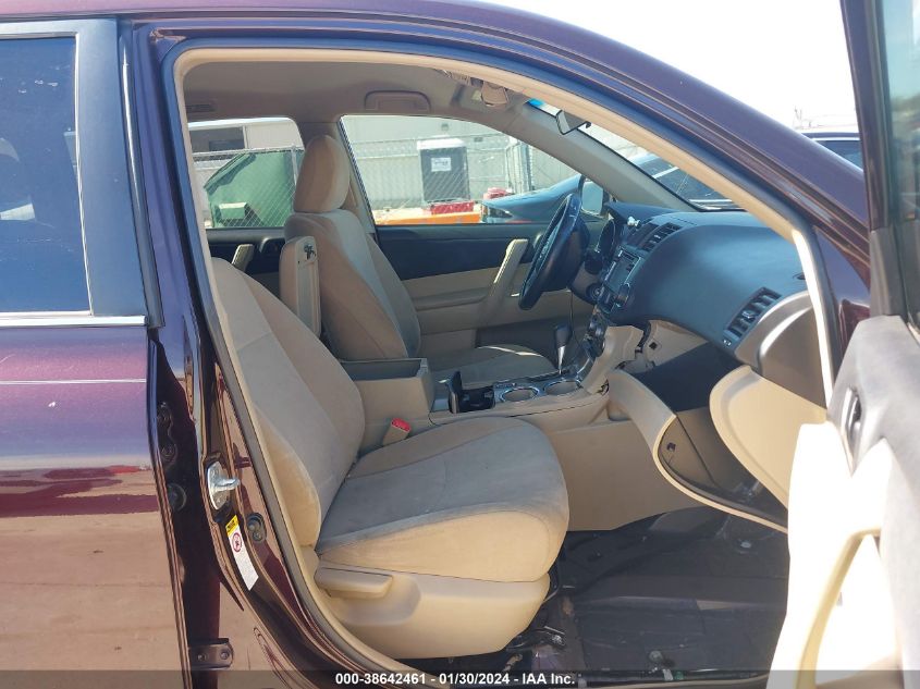 2013 TOYOTA HIGHLANDER BASE V6 - 5TDZK3EH9DS111165