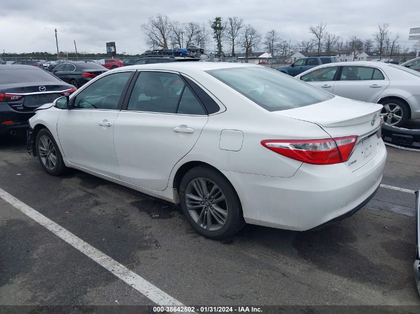 2016 TOYOTA CAMRY SE - 4T1BF1FK6GU582710