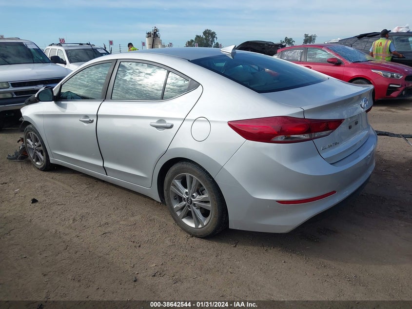 VIN 5NPD84LF0JH291251 2018 HYUNDAI ELANTRA SEL