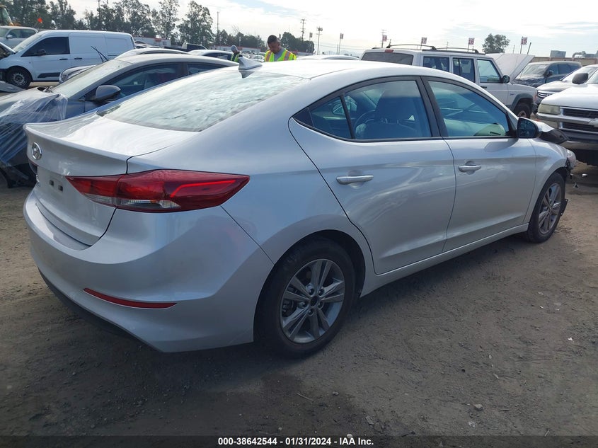 VIN 5NPD84LF0JH291251 2018 HYUNDAI ELANTRA SEL
