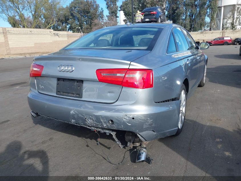 2013 AUDI A6 2.0T PREMIUM - WAUGFAFC8DN019485