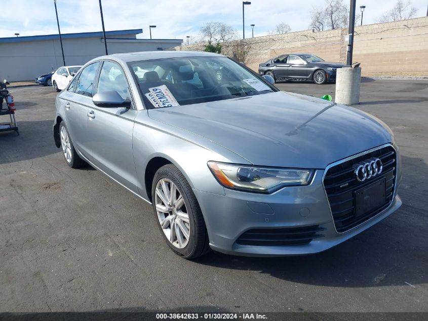 2013 AUDI A6 2.0T PREMIUM - WAUGFAFC8DN019485