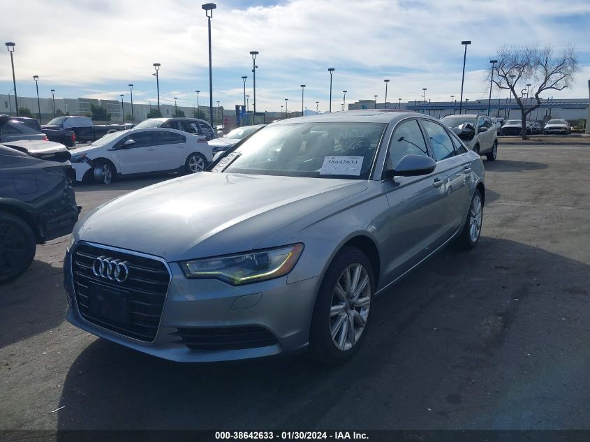 2013 AUDI A6 2.0T PREMIUM - WAUGFAFC8DN019485