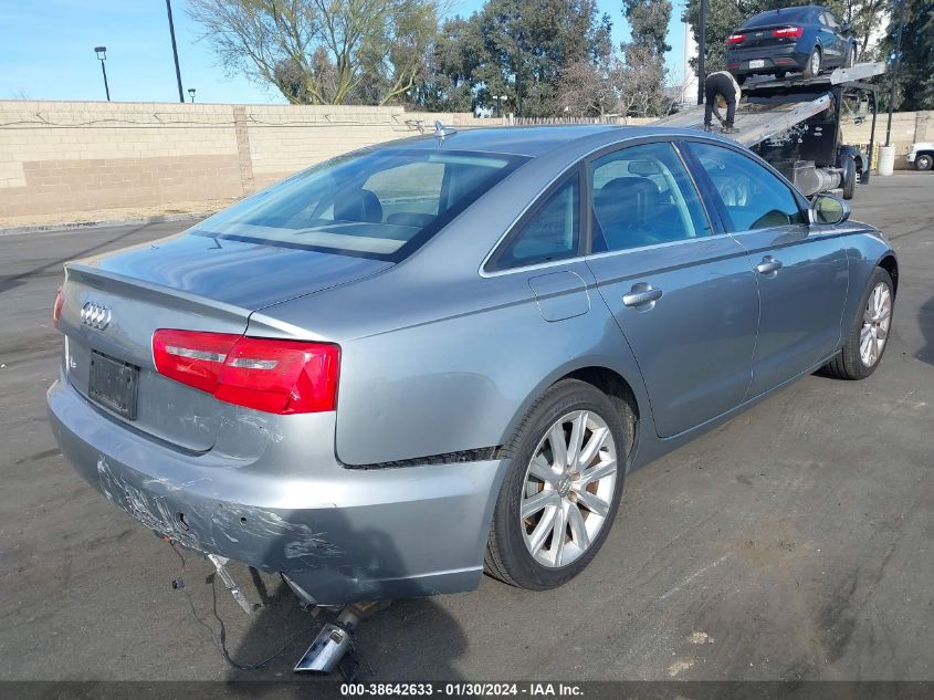 2013 AUDI A6 2.0T PREMIUM - WAUGFAFC8DN019485