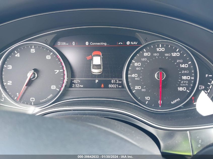 2013 AUDI A6 2.0T PREMIUM - WAUGFAFC8DN019485