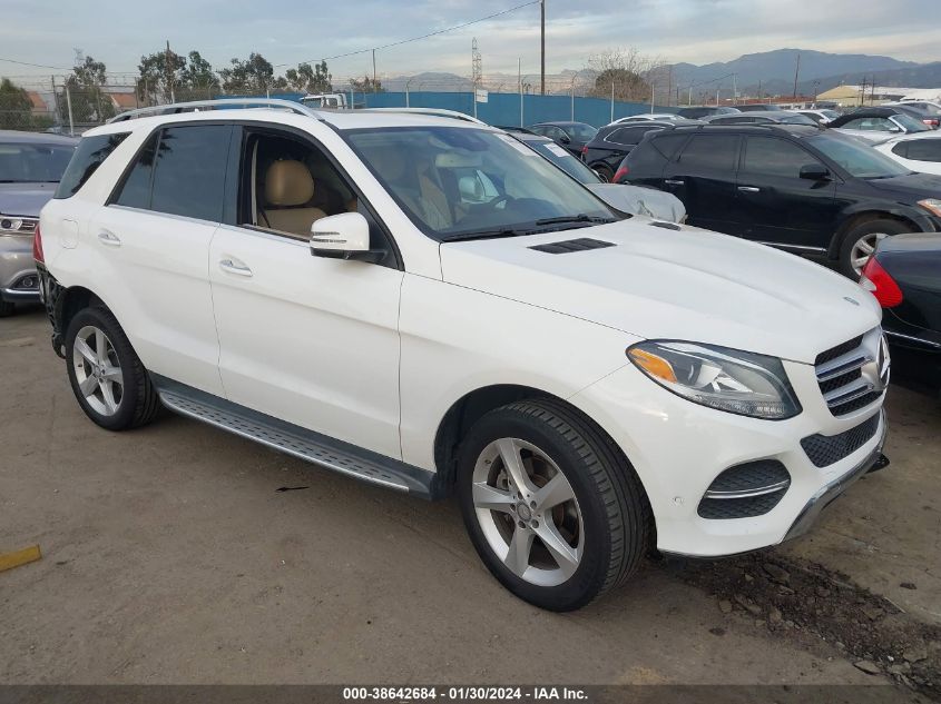 2016 MERCEDES-BENZ GLE 350 - 4JGDA5JB2GA639539