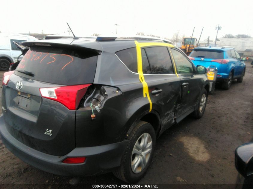2013 TOYOTA RAV4 LE - JTMBFREV5DD021439