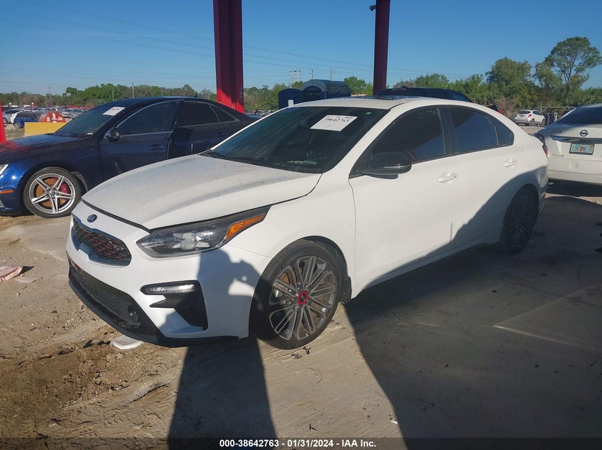VIN 3KPF44AC7ME410497 2021 KIA FORTE GT