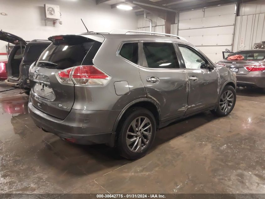 2016 NISSAN ROGUE S/SL/SV - 5N1AT2MV0GC814277