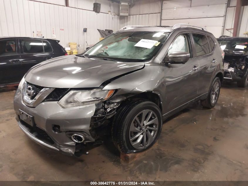 2016 NISSAN ROGUE S/SL/SV - 5N1AT2MV0GC814277