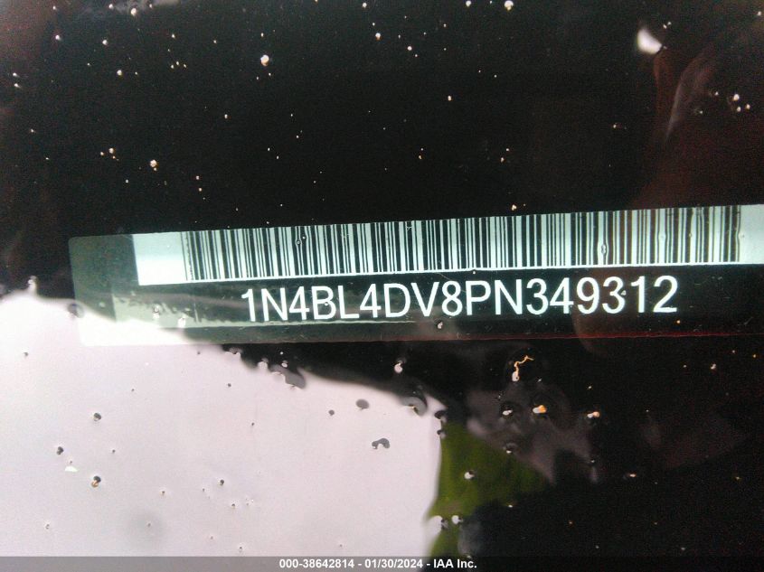 2023 NISSAN ALTIMA SV FWD - 1N4BL4DV8PN349312