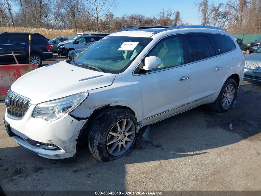 2017 BUICK ENCLAVE LEATHER - 5GAKRBKD7HJ343454