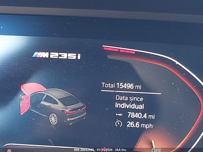 2021 BMW M235I GRAN COUPE XDRIVE WBA13AL08M7G51421