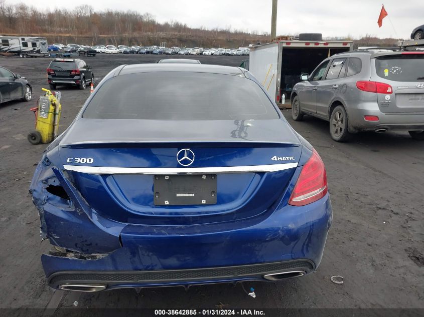 2017 MERCEDES-BENZ C 300 4MATIC/LUXURY 4MATIC/SPORT 4MATIC - 55SWF4KB5HU215237