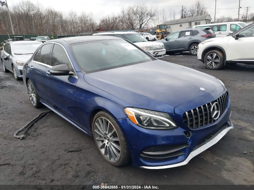 2017 MERCEDES-BENZ C 300 4MATIC/LUXURY 4MATIC/SPORT 4MATIC - 55SWF4KB5HU215237