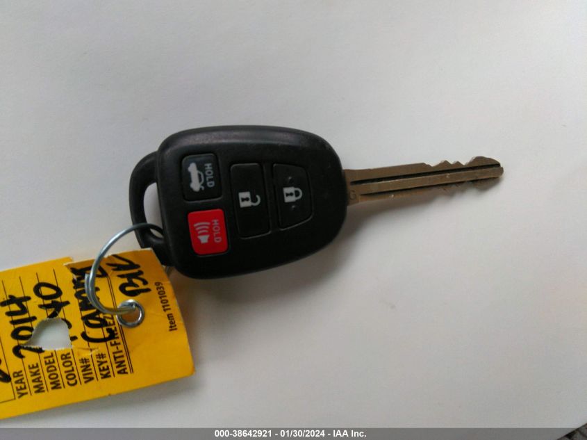 2014 TOYOTA CAMRY LE - 4T4BF1FK4ER368706