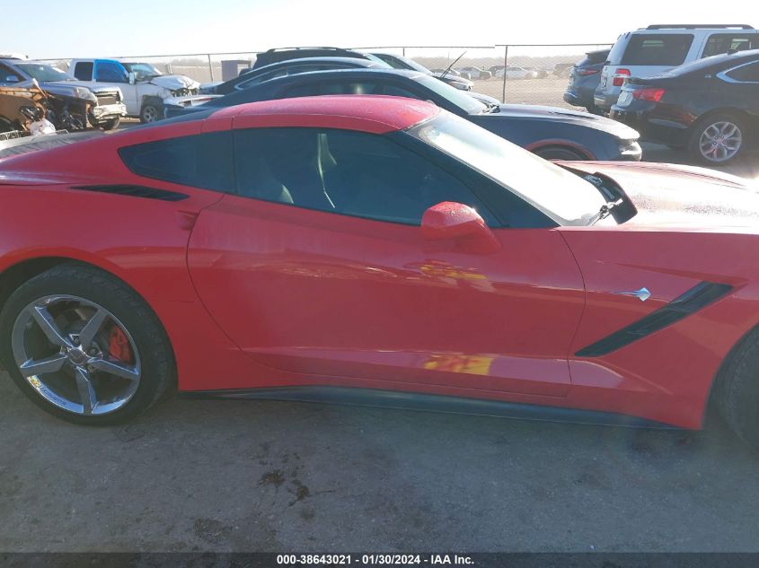 2014 CHEVROLET CORVETTE STINGRAY - 1G1YF2D71E5100275