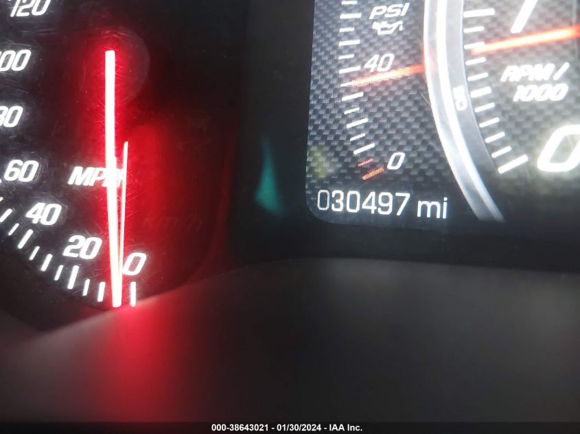 2014 CHEVROLET CORVETTE STINGRAY - 1G1YF2D71E5100275