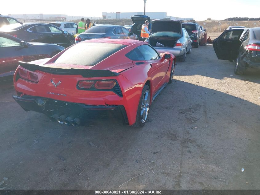 2014 CHEVROLET CORVETTE STINGRAY - 1G1YF2D71E5100275