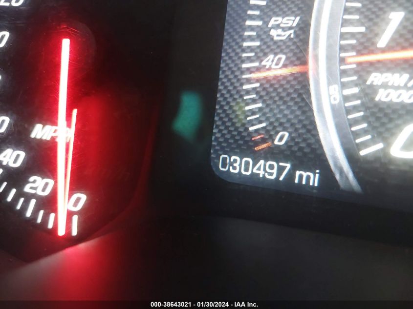 2014 CHEVROLET CORVETTE STINGRAY - 1G1YF2D71E5100275