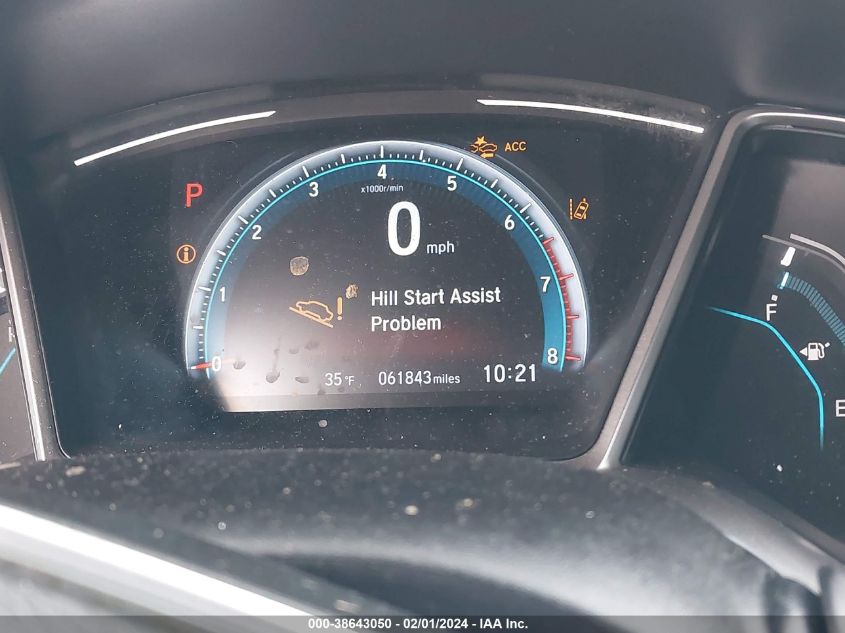 2019 HONDA CIVIC EX - 19XFC1F31KE214711