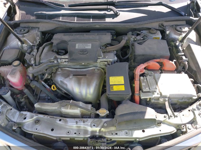 2014 TOYOTA CAMRY HYBRID XLE - 4T1BD1FK2EU108921
