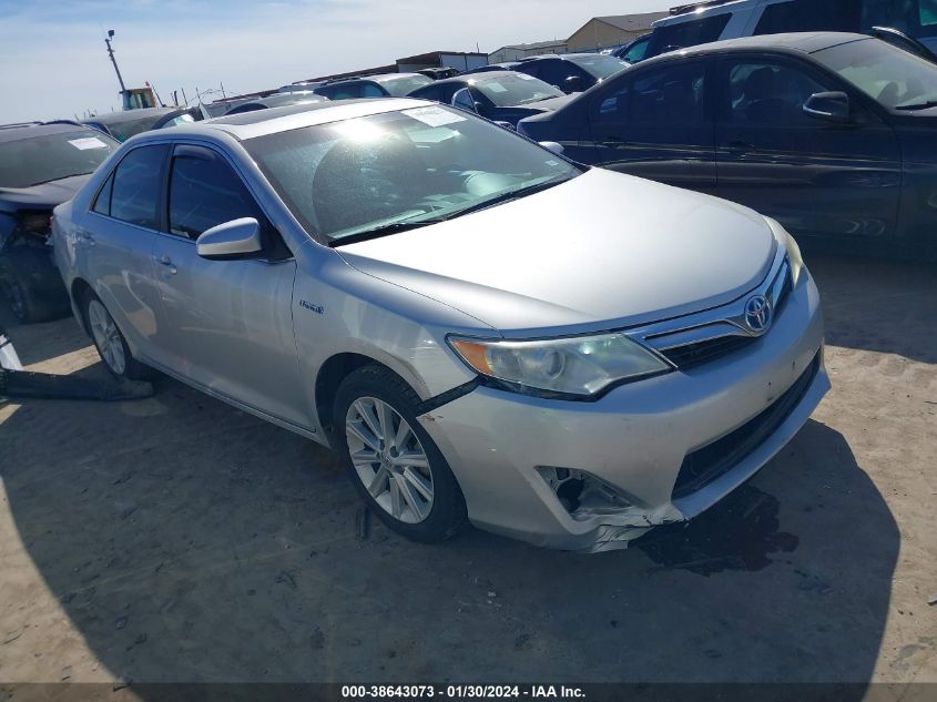 2014 TOYOTA CAMRY HYBRID XLE - 4T1BD1FK2EU108921
