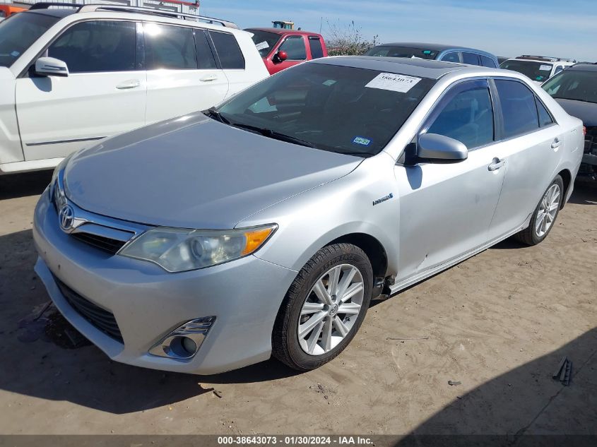 2014 TOYOTA CAMRY HYBRID XLE - 4T1BD1FK2EU108921