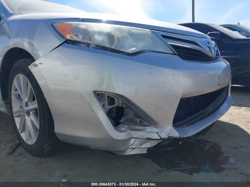 2014 TOYOTA CAMRY HYBRID XLE - 4T1BD1FK2EU108921