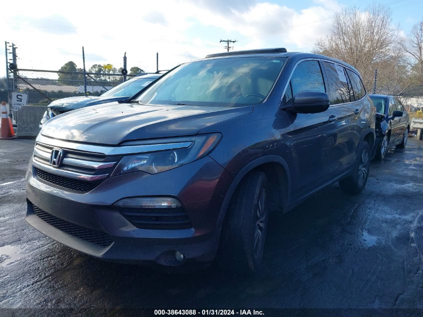 2017 HONDA PILOT EX-L - 5FNYF5H72HB045289
