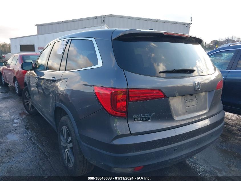 2017 HONDA PILOT EX-L - 5FNYF5H72HB045289