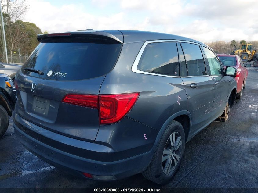 2017 HONDA PILOT EX-L - 5FNYF5H72HB045289
