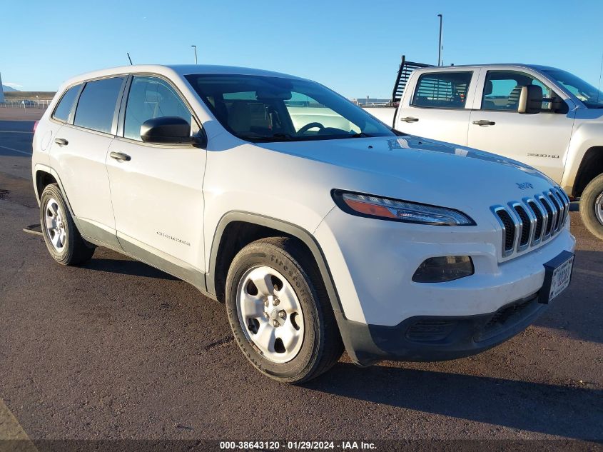 2016 JEEP CHEROKEE SPORT - 1C4PJMAB9GW313901