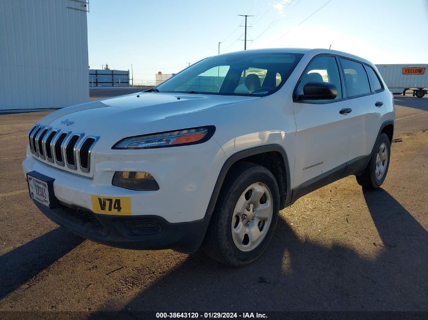 2016 JEEP CHEROKEE SPORT - 1C4PJMAB9GW313901