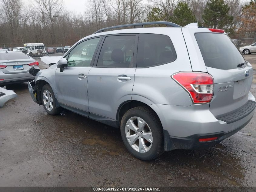 2016 SUBARU FORESTER 2.5I PREMIUM - JF2SJADC0GH416837