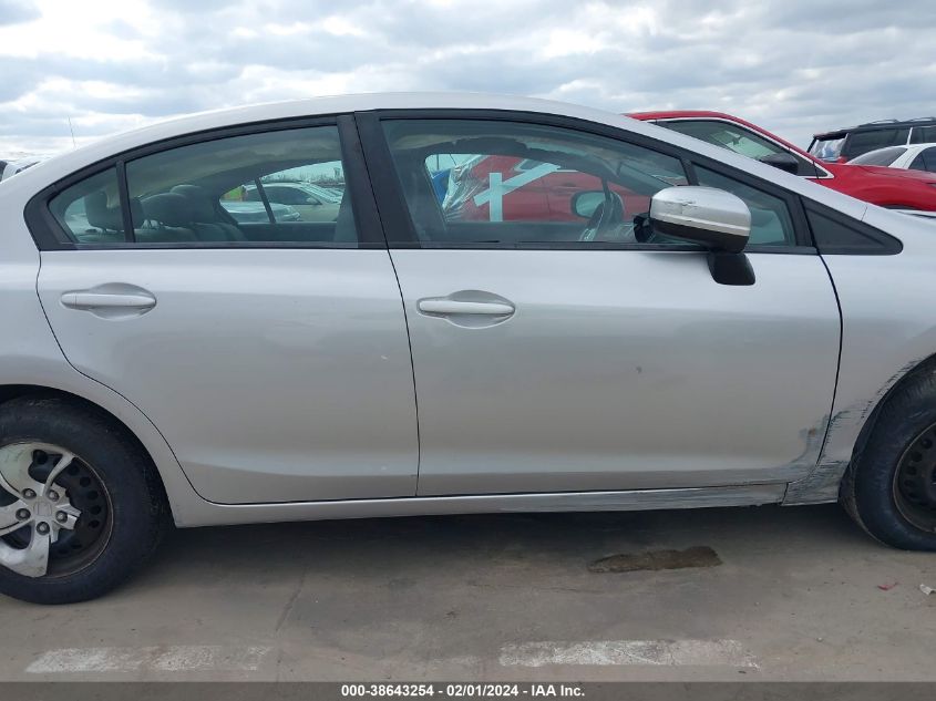 2015 HONDA CIVIC LX - 19XFB2F55FE023695