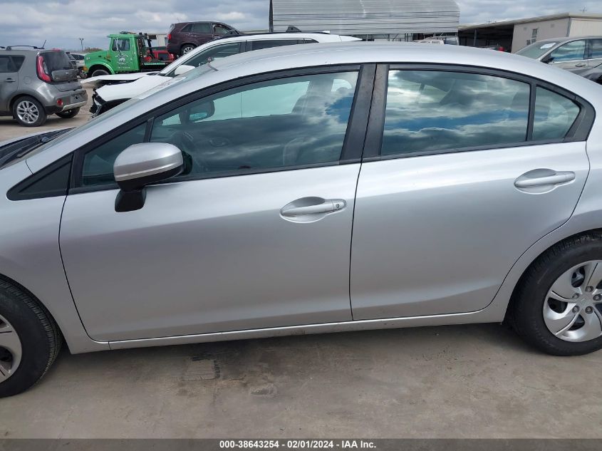 2015 HONDA CIVIC LX - 19XFB2F55FE023695