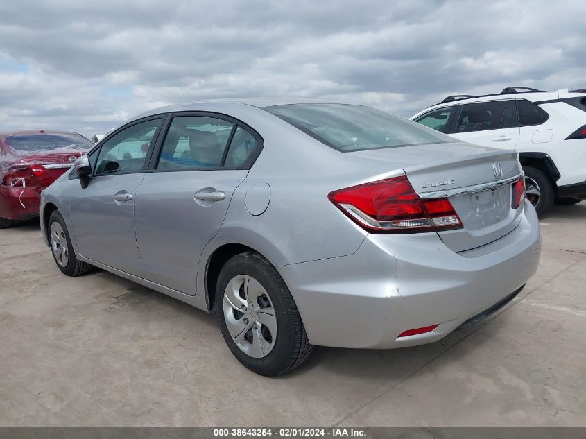 2015 HONDA CIVIC LX - 19XFB2F55FE023695