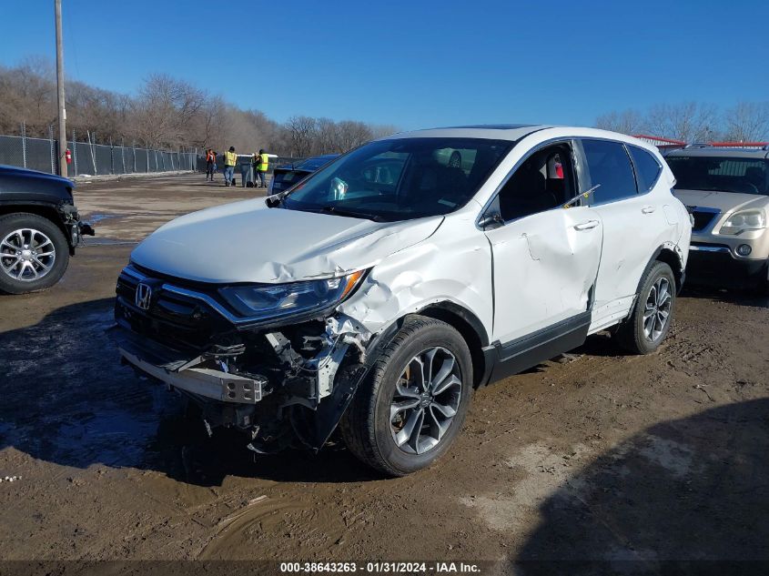 2021 HONDA CR-V AWD EX-L - 7FARW2H85ME015875