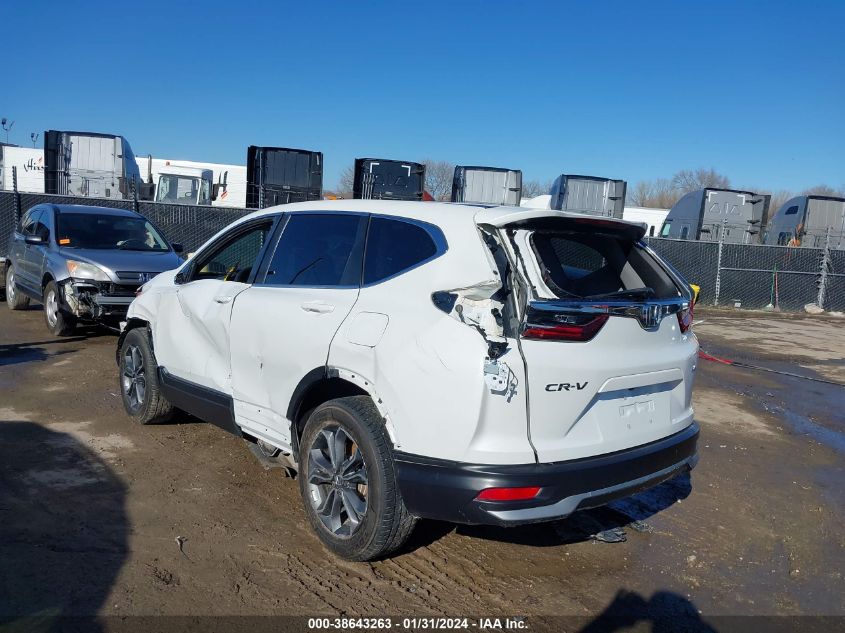 2021 HONDA CR-V AWD EX-L - 7FARW2H85ME015875
