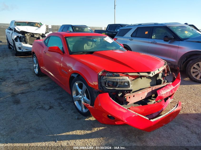 2015 CHEVROLET CAMARO LT - 2G1FF1E3XF9248474