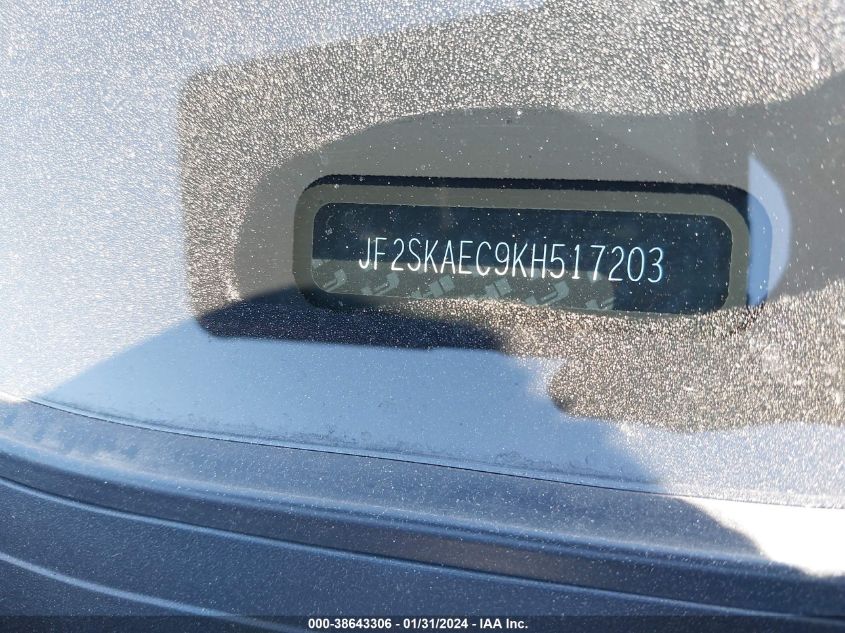 2019 SUBARU FORESTER PREMIUM - JF2SKAEC9KH517203