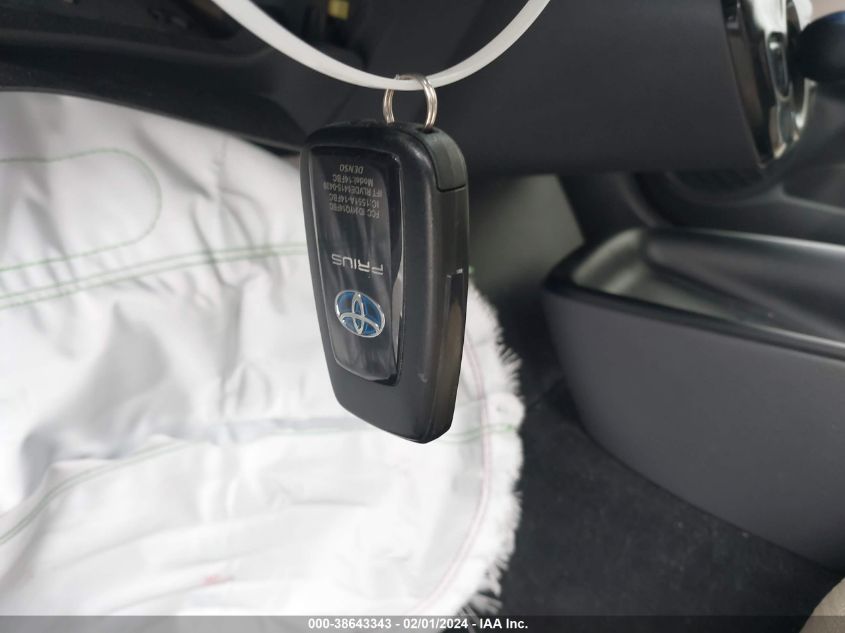 2017 TOYOTA PRIUS - JTDKBRFU9H3052724