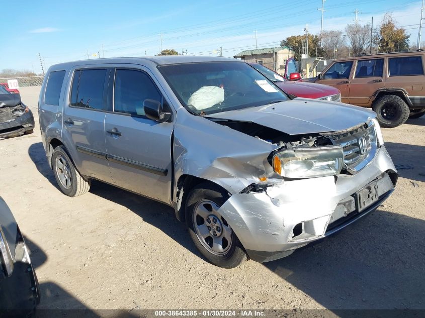 2014 HONDA PILOT LX - 5FNYF3H21EB011896