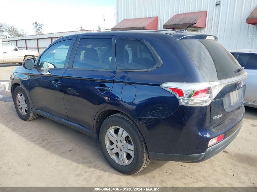2014 MITSUBISHI OUTLANDER ES - JA4AD2A39EZ014831