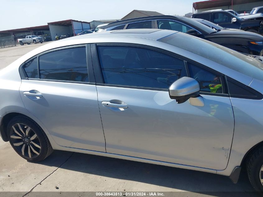 2015 HONDA CIVIC EXL - 2HGFB2F9XFH522405