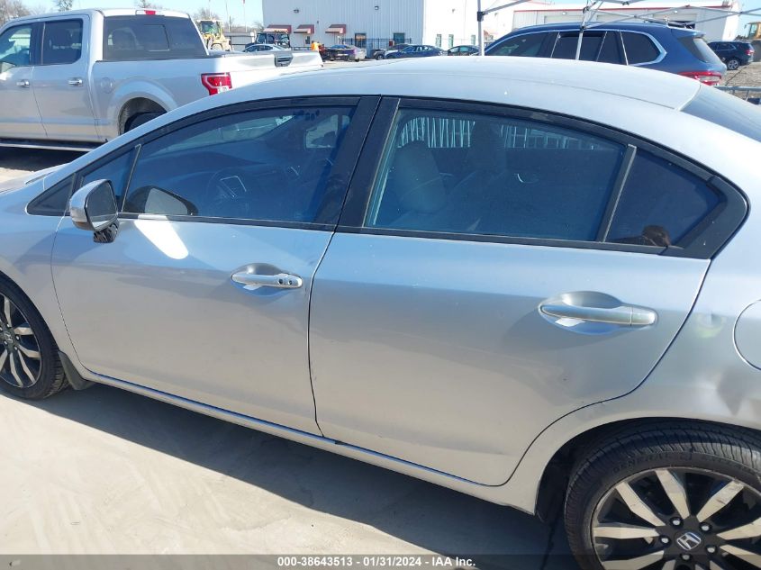 2015 HONDA CIVIC EXL - 2HGFB2F9XFH522405