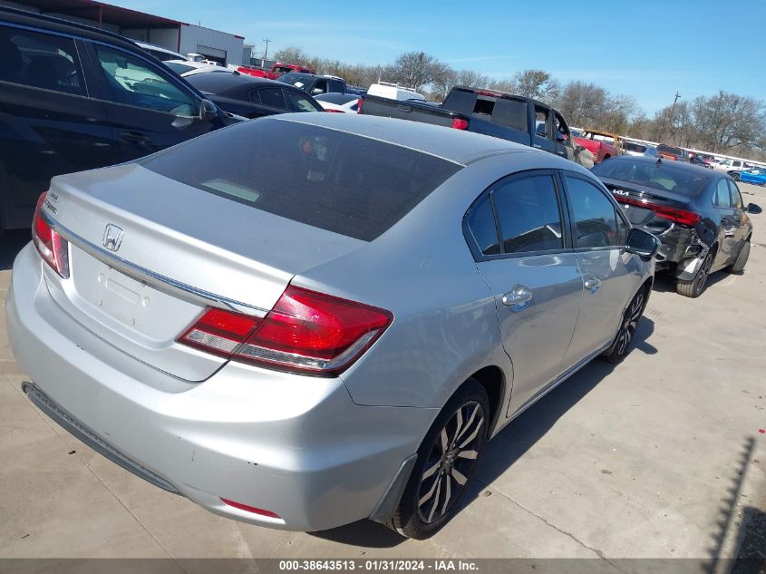 2015 HONDA CIVIC EXL - 2HGFB2F9XFH522405