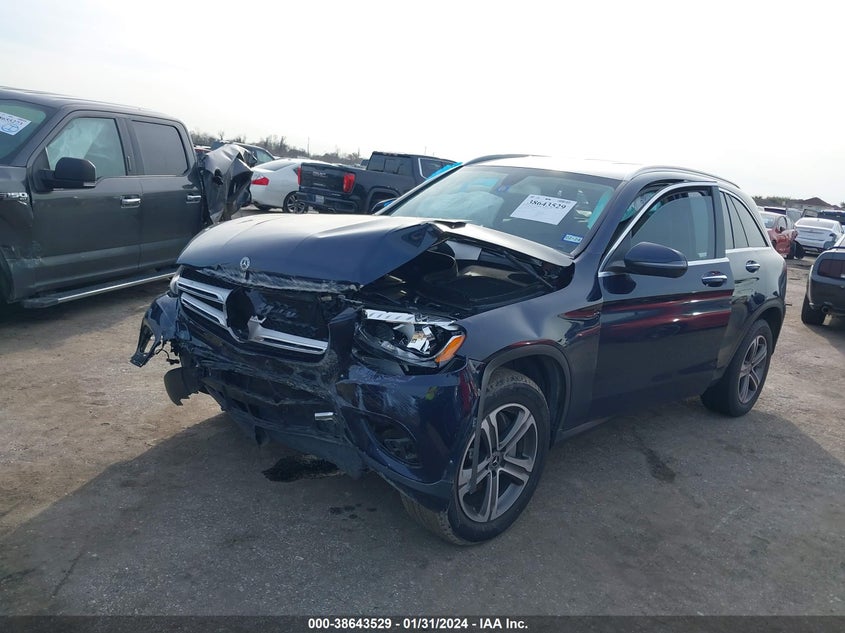 VIN WDC0G4JB2KV130381 2019 MERCEDES-BENZ GLC 300